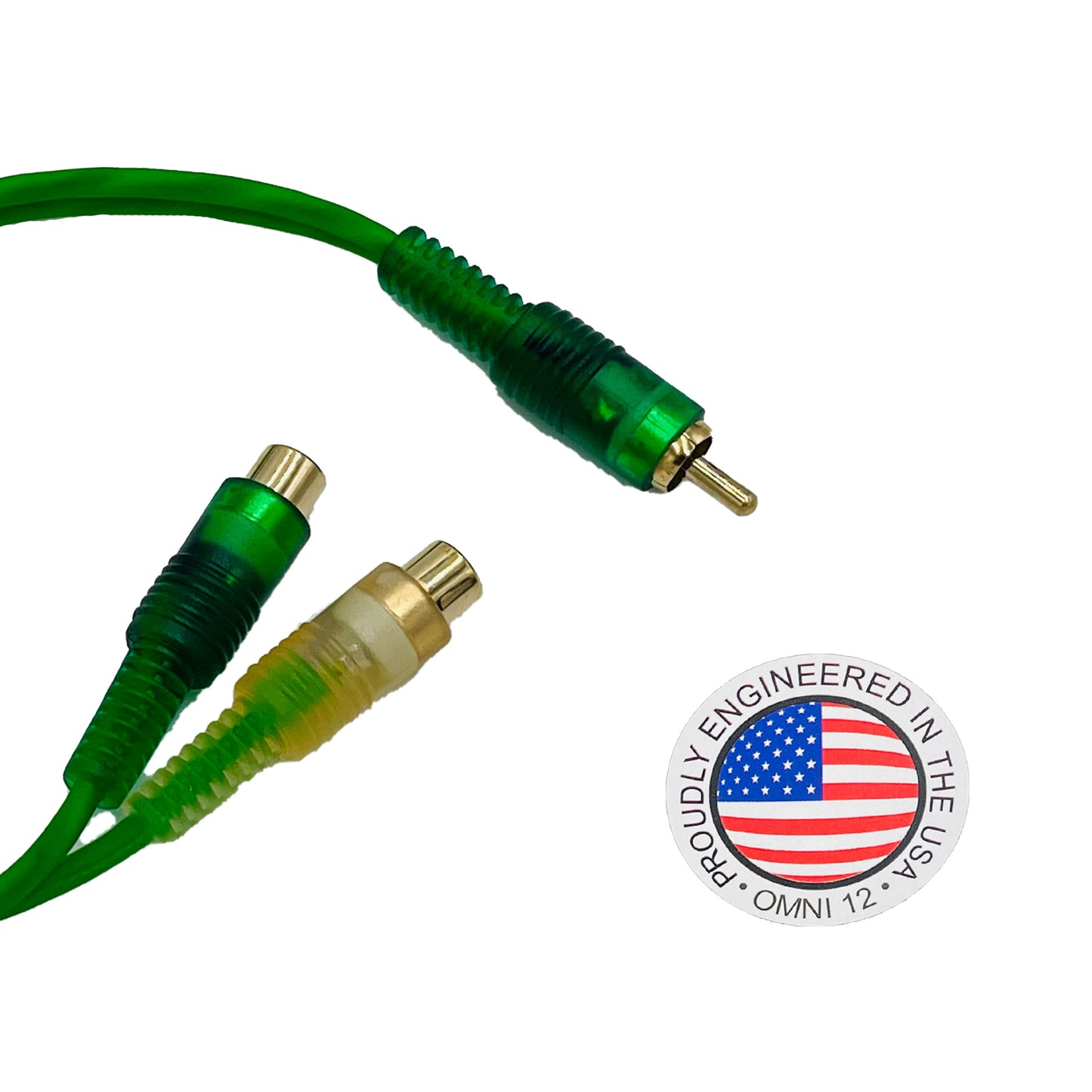 RCA Y-Adapter 1-Male to 2-Female, 1-Femal to 2-Male