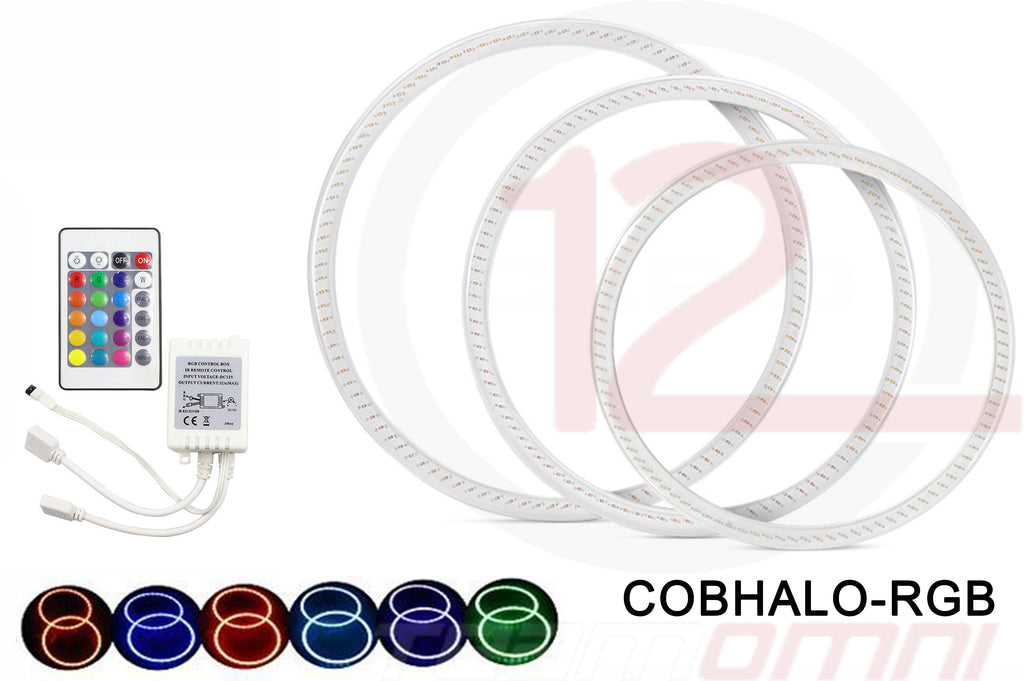 LED HALO RING KIT COB STYLE MULTICOLOR / SINGLE COLOR 60MM-160MM- COBHALO