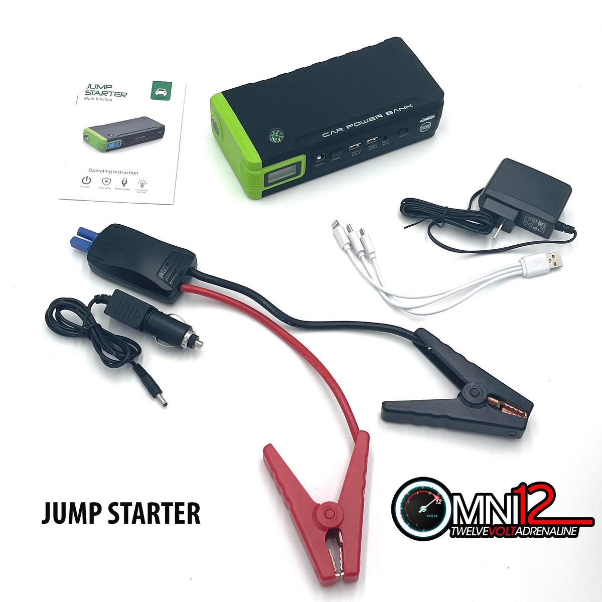 Omni12, Portable Car Jump Starter Power Bank