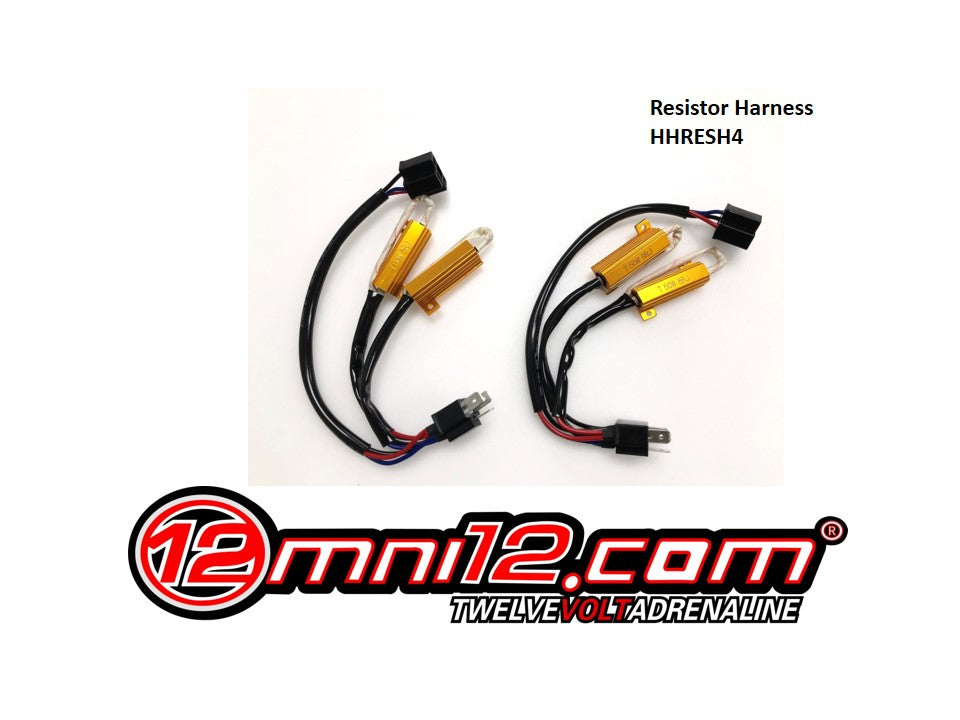 HID Resistor Harness H4