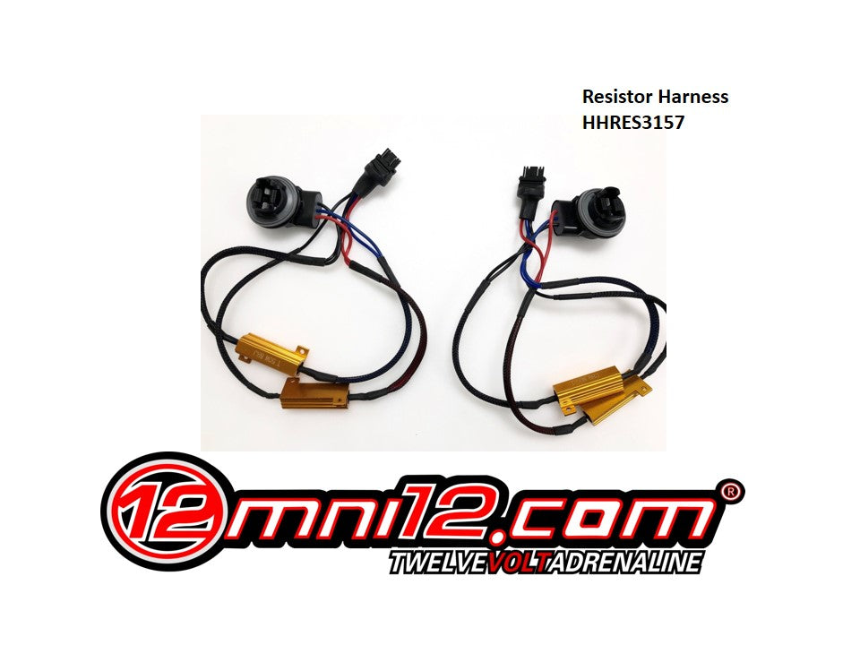 HID Resistor Harness 3157