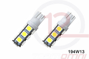194/T10 13 CHIP LED BULB WHITE - 194W13