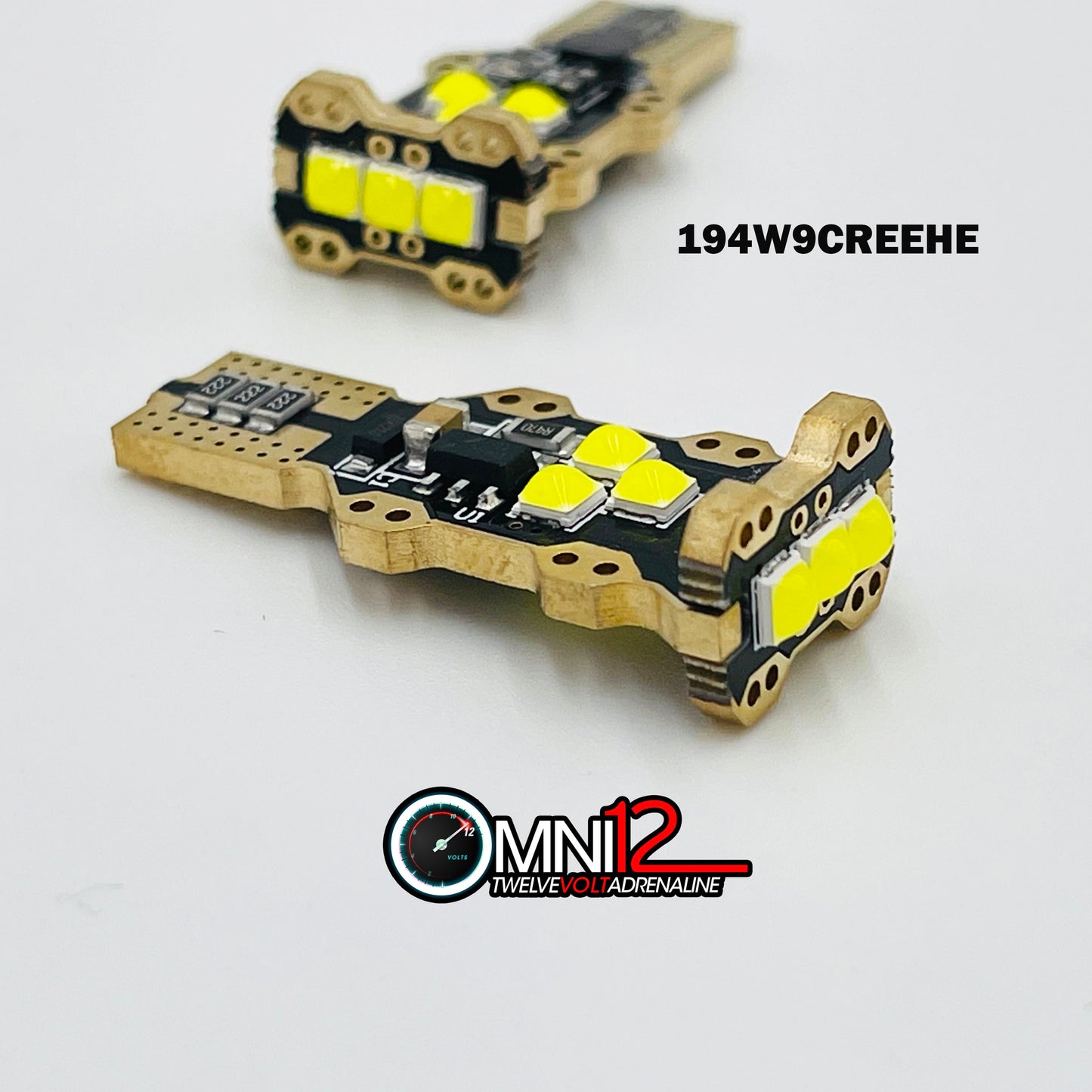 194 T10 9 CHIP HIGH-END LED BULB WHITE