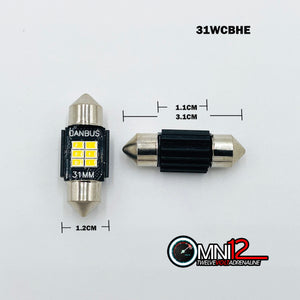 31MM 3020 12 CANBUS MODULE LED BULBS - 31WCBHE (1 PAIR)