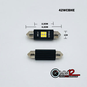 42MM 3020 12 CANBUS MODULE LED BULBS - 42WCBHE (1 PAIR)