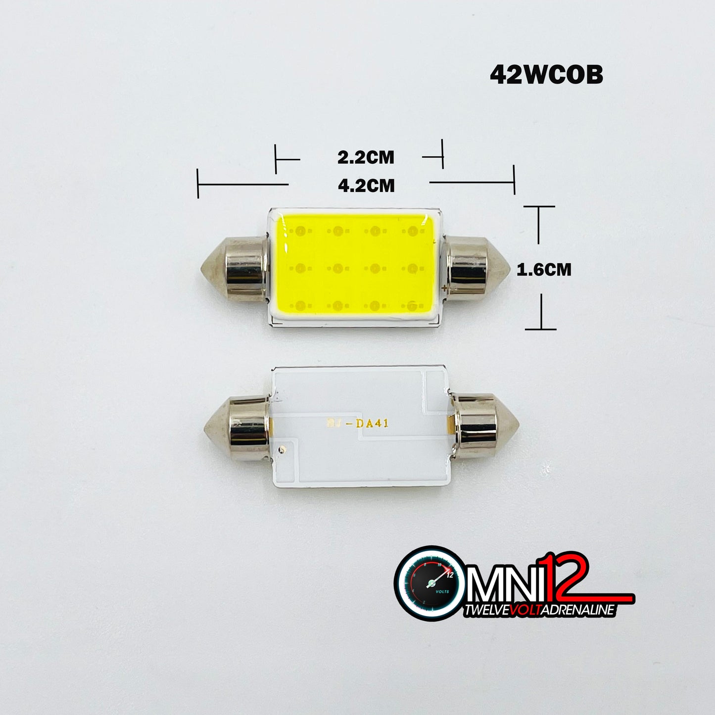 42MM COB LED FESTOON STYLE BULBS - 31WCOB (1 PAIR)