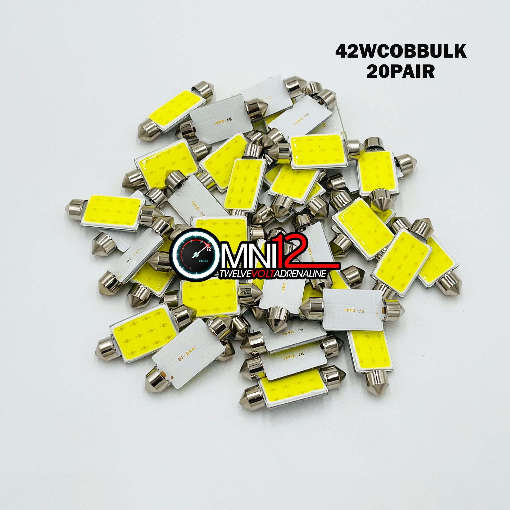 42MM COB LED FESTOON STYLE BULBS - 31WCOB (1 PAIR)