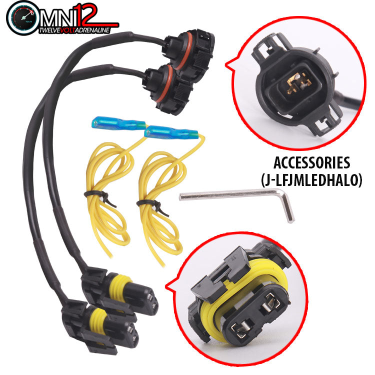 Jeep World 4" Fog light with angel eyes special for Jeep with Turn light