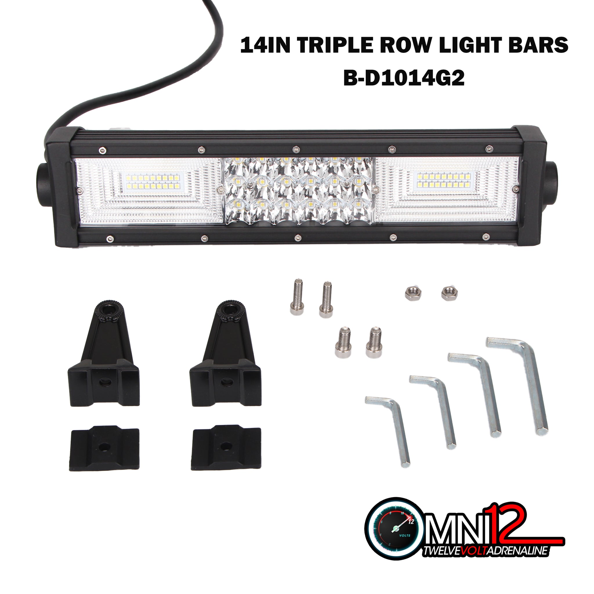 LED Light Bar Triple Row With Flood Spot Combo Beam