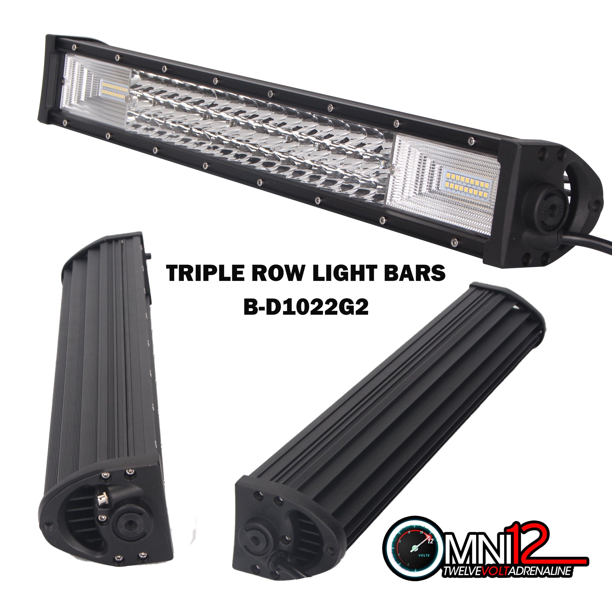 LED Light Bar Triple Row With Flood Spot Combo Beam