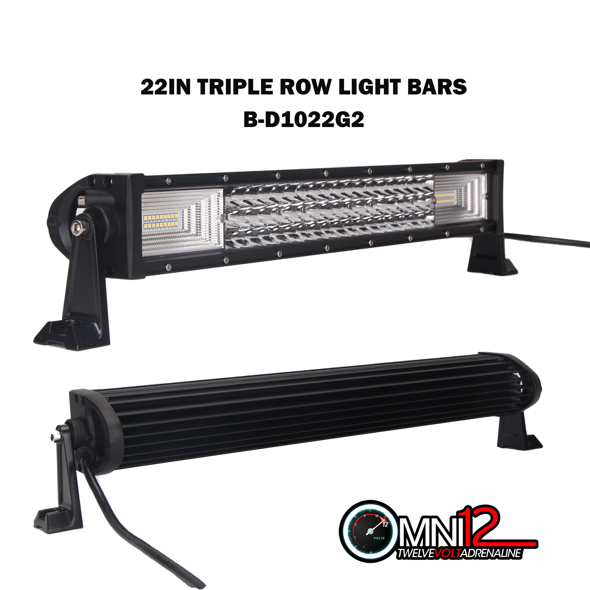 LED Light Bar Triple Row With Flood Spot Combo Beam