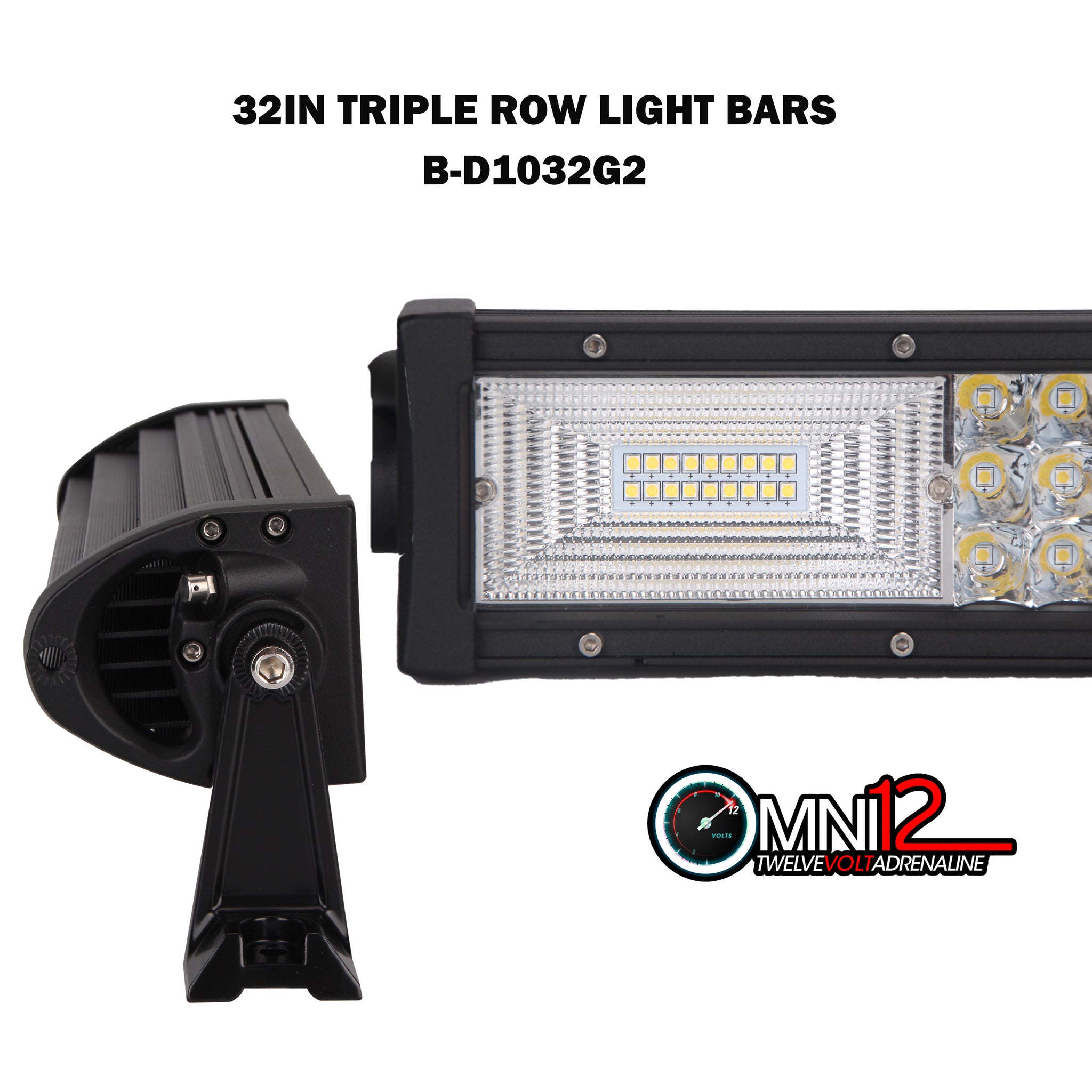 LED Light Bar Triple Row With Flood Spot Combo Beam