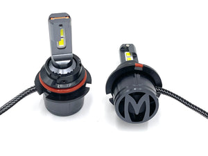 Omni12 Upgraded R8 LED headlight kit – with Built-in Canbus driver and higher voltage 55w