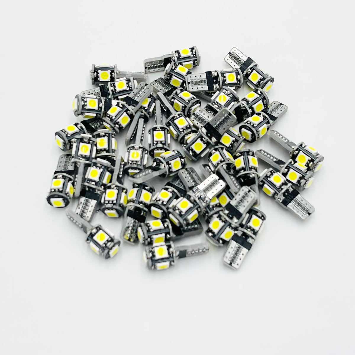 194 T0 5 CHIP LED CANBUS BULB PAIR WHITE