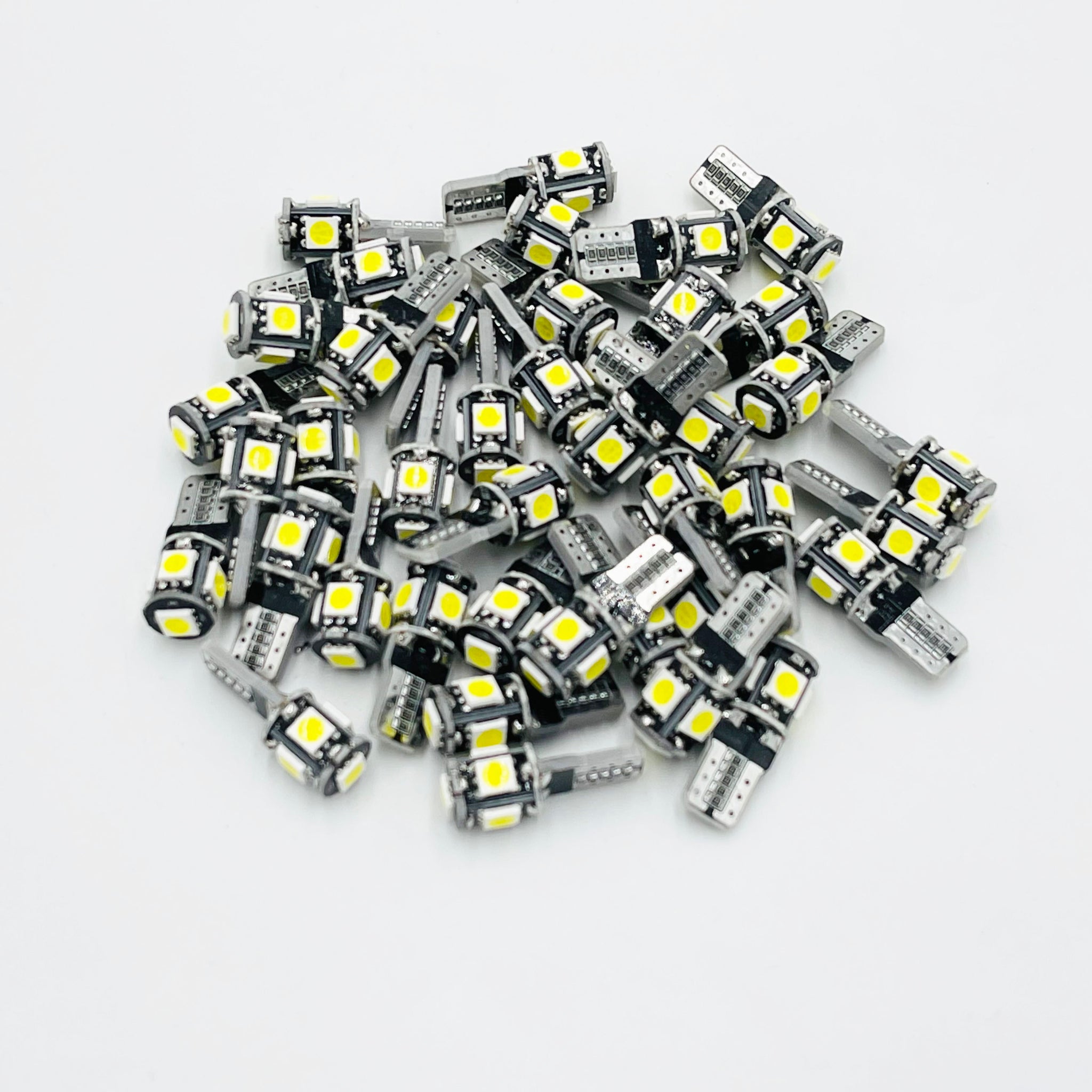 194 T0 5 CHIP LED CANBUS BULB PAIR WHITE