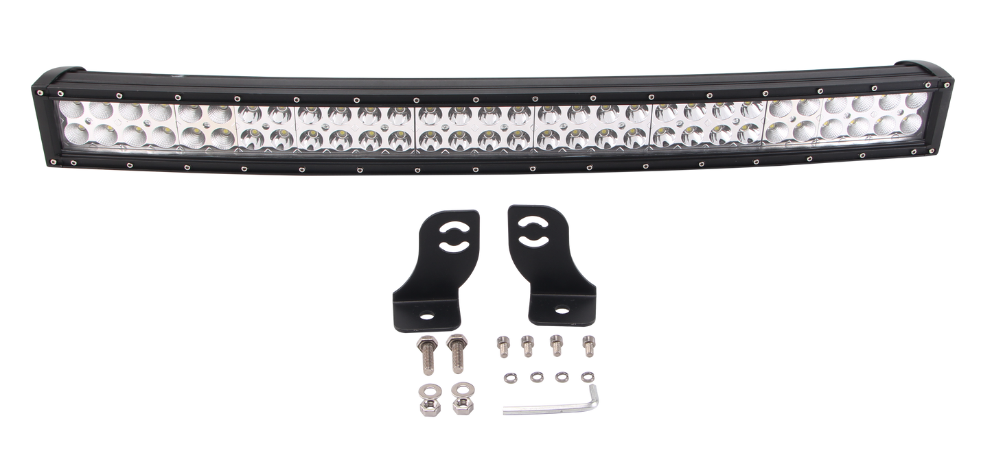 LED Light Bar Offroad with Side-Mounts Cuved