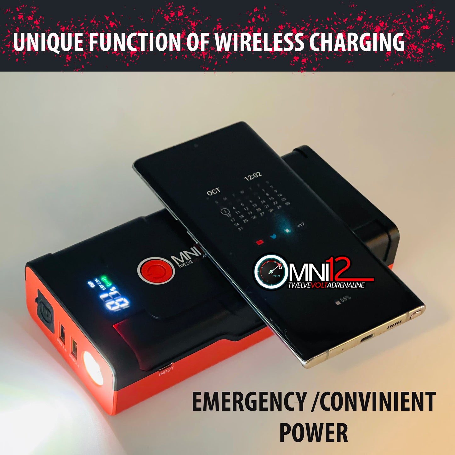 Omni12, Portable Car Jump Starter Power Bank