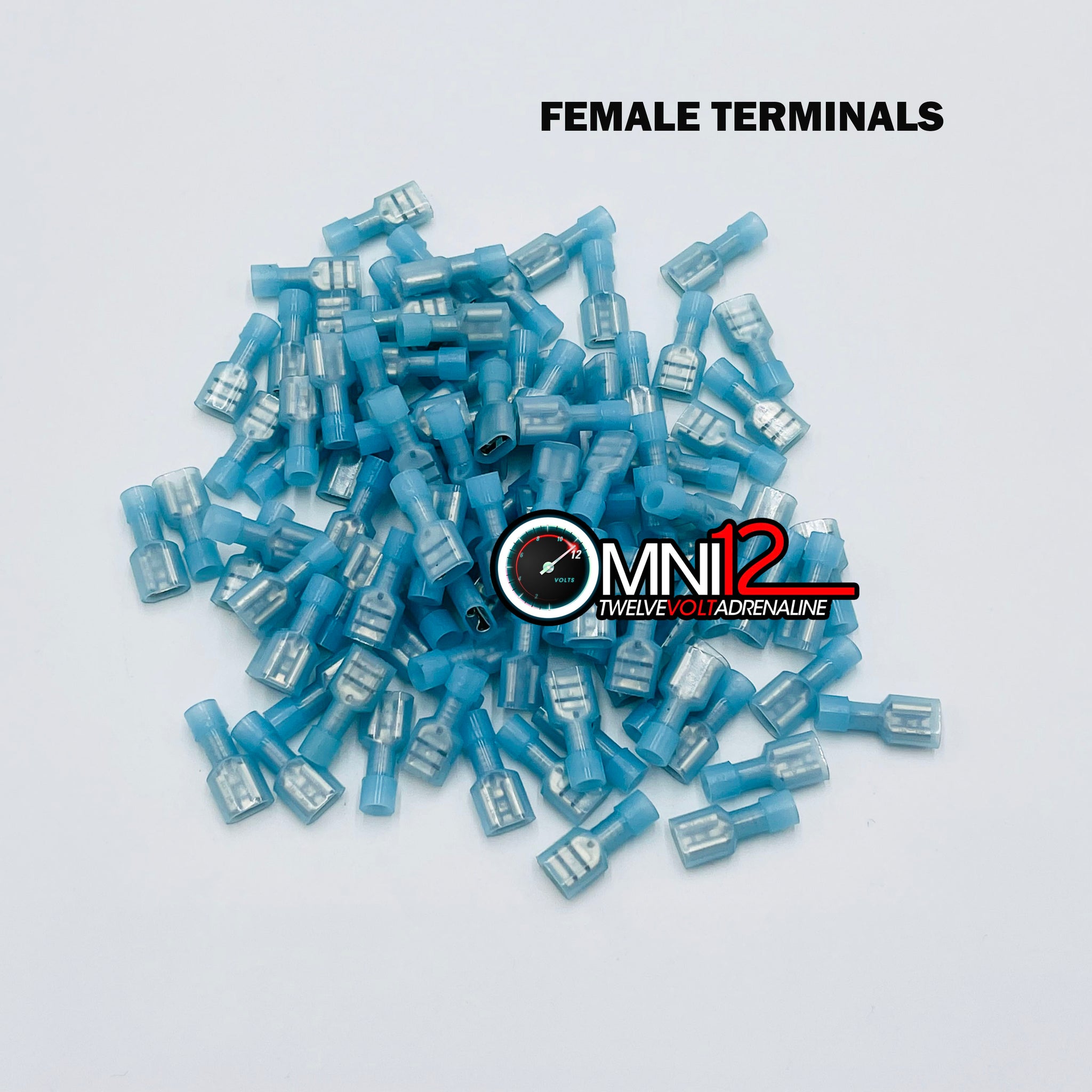 100pcs Fully Insulated Wire Crimp Terminal