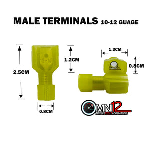 100pcs Fully Insulated Wire Crimp Terminal