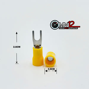 12-14 14-16 Gauge Fork Terminals 100Pack