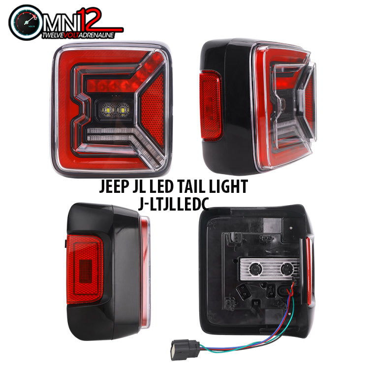 Jeep World Clear Color Jeep JL LED Tail Lights