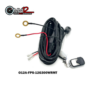 O12 Fast Power System 10FT Single Light Wire Harness with Relay Switch and Remote Control