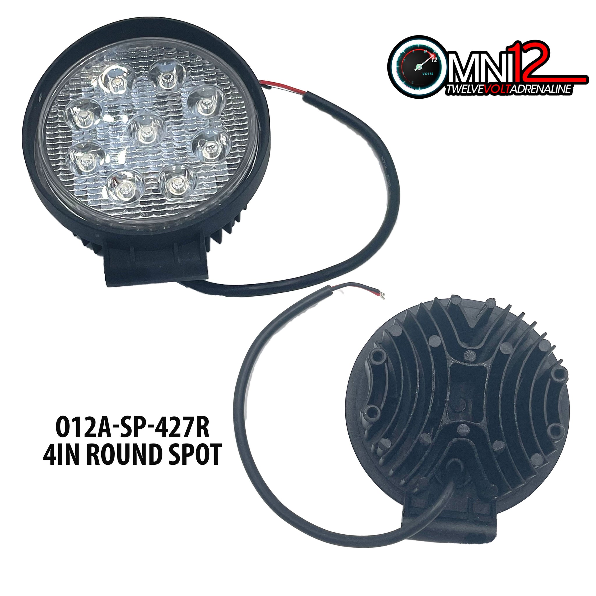 Copy of OMNI LED OFF ROAD LIGHTING 4In Squre Spot Light O12A-SP-427R