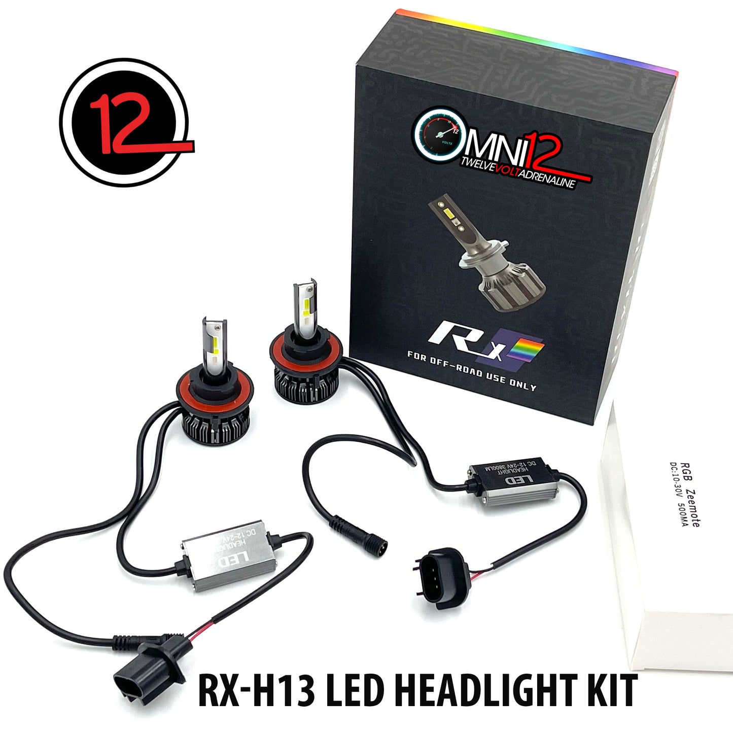 Rx Series RGB Headlight Conversion Kit - LEDHL-RX