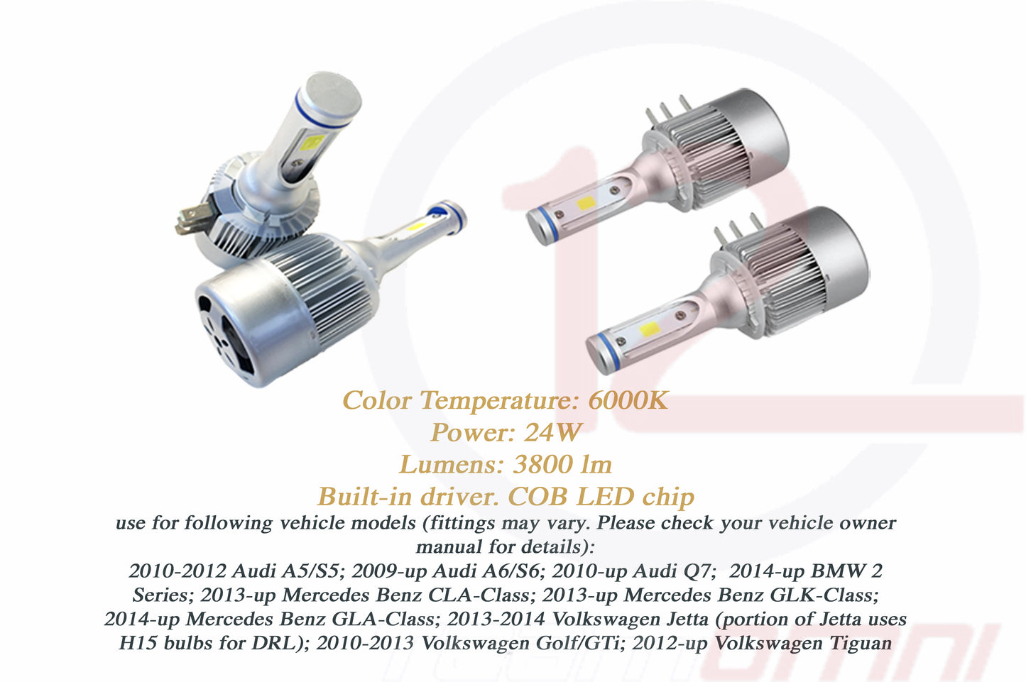 Omni12 R1 SERIES LED HEADLIGHT CONVERSION KIT (2 SIDED)