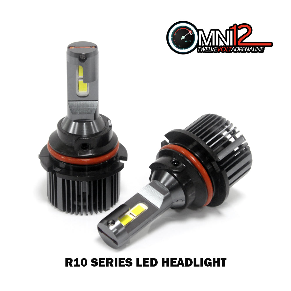 Omni12 R10 LED headlight kit-With Built-in Canbus Driver 7500lm/pc