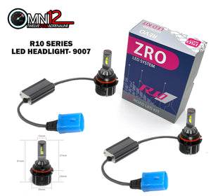 Omni12 R10 LED headlight kit-With Built-in Canbus Driver 7500lm/pc