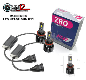 Omni12 R10 LED headlight kit-With Built-in Canbus Driver 7500lm/pc