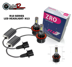 Omni12 R10 LED headlight kit-With Built-in Canbus Driver 7500lm/pc