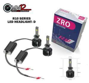 Omni12 R10 LED headlight kit-With Built-in Canbus Driver 7500lm/pc