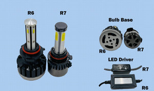 Omni12 R7 SERIES LED HEADLIGHT CONVERSION KIT (4 SIDED)