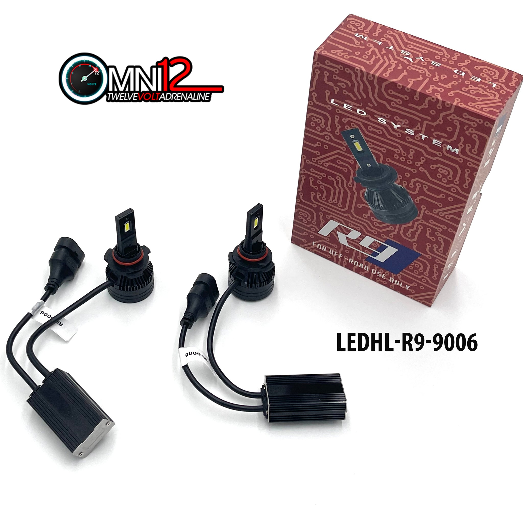 Omni12 R10 LED headlight kit-With Built-in Canbus Driver 7500lm/pc – OMNI12