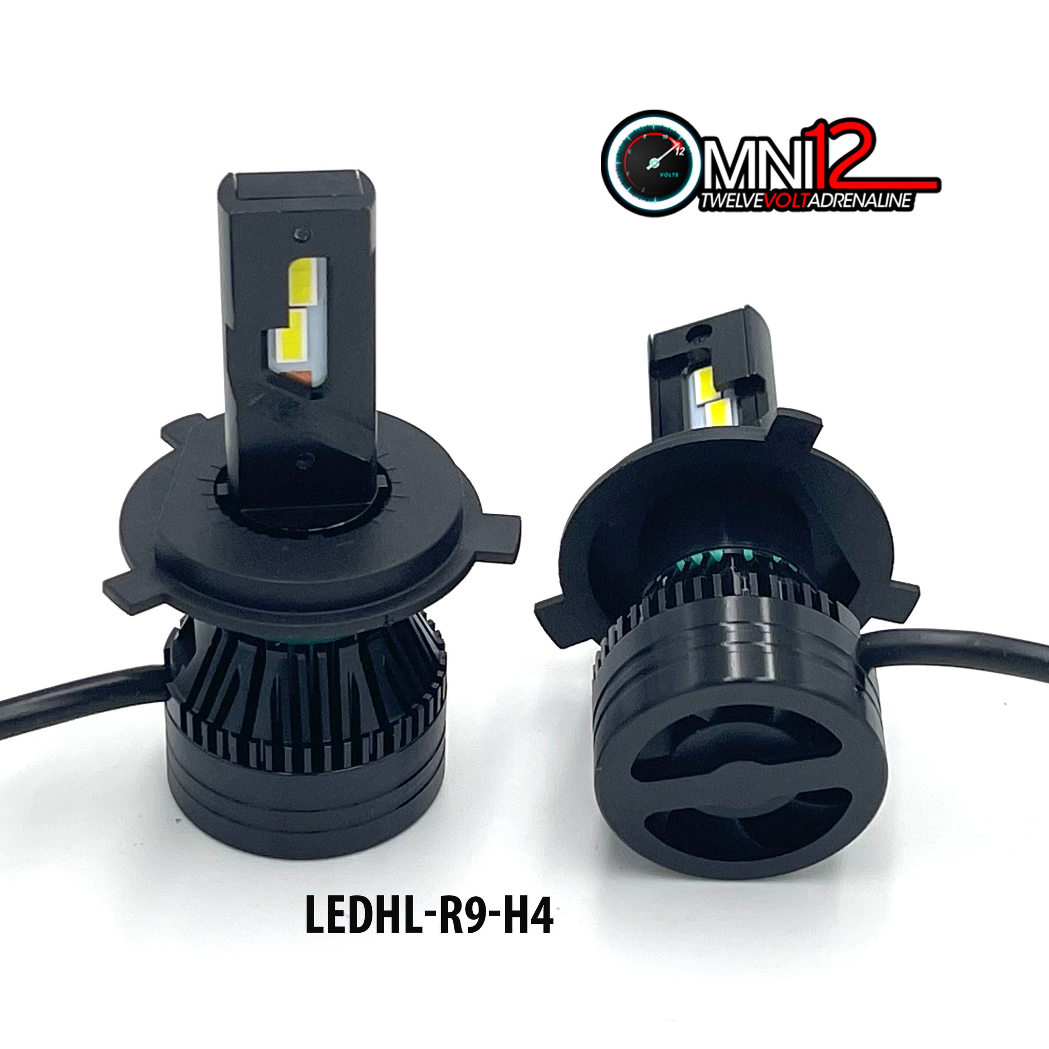 Omni12 R9 LED headlight kit – with Built-in Canbus driver and higher voltage 96w