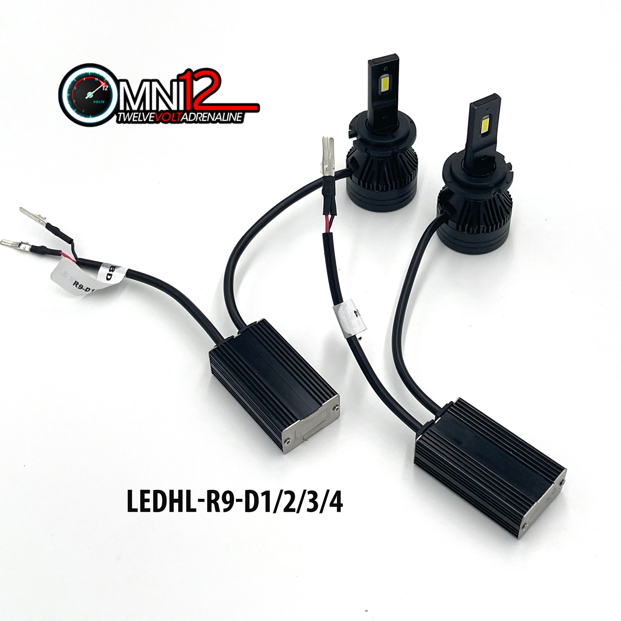 High R9 R12 Bulb Omni12 R9 LED headlight kit – with Built-in Canbus driver and higher v ...