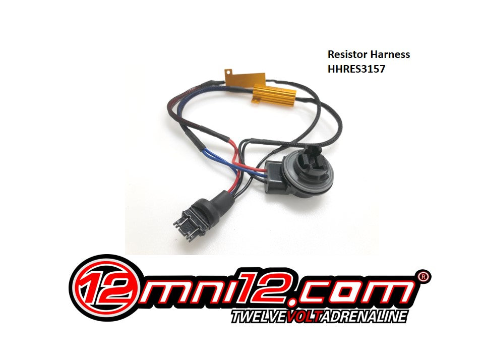 HID Resistor Harness 3157