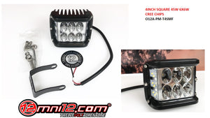 4Inch 45W Off-road Super Bright LED with Cree Chips (w/Pedestal Mounts)