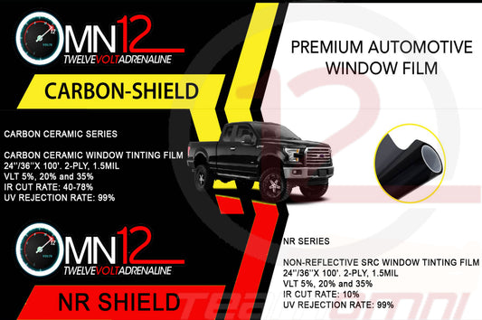 WINDOW FILM - CARBON CERAMIC / NON-REFLECTIVE SRC - O12-TF-CC/NR