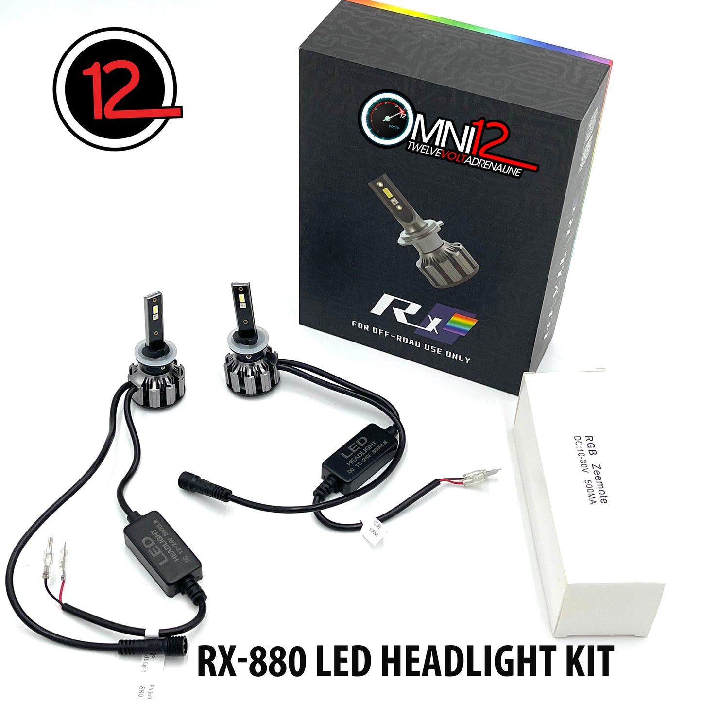 Rx Series RGB Headlight Conversion Kit - LEDHL-RX