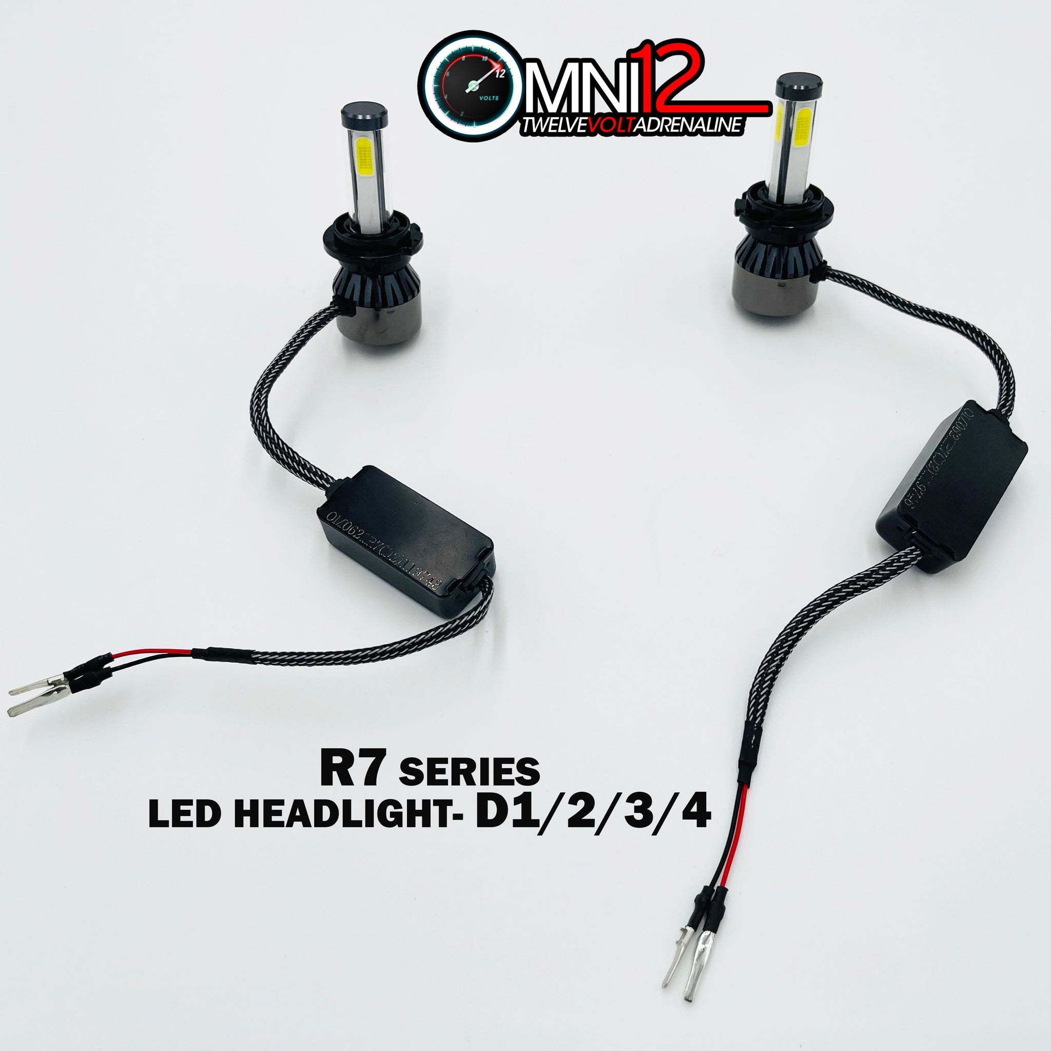 Omni12 R7 SERIES LED HEADLIGHT CONVERSION KIT (4 SIDED)