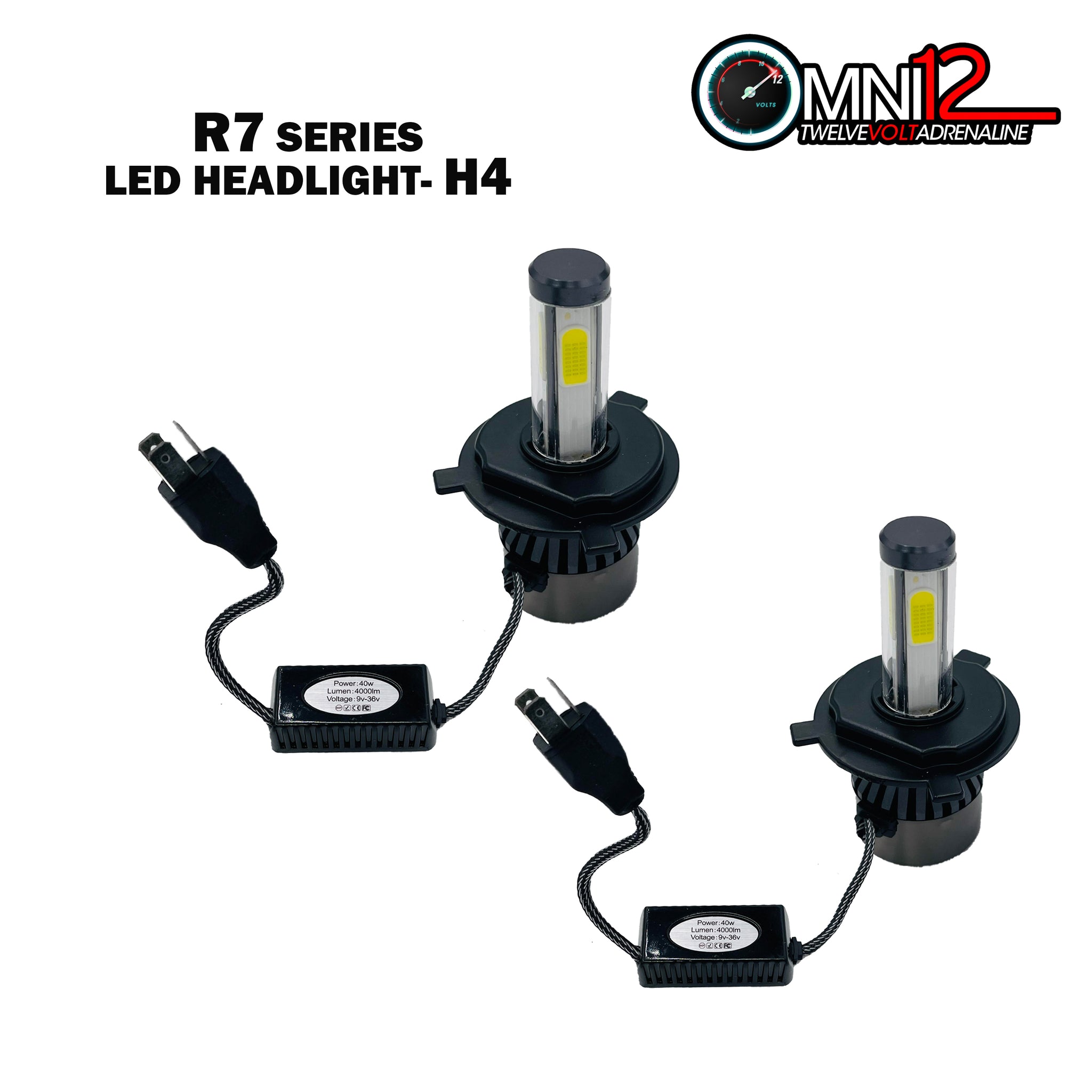 Omni12 R7 SERIES LED HEADLIGHT CONVERSION KIT (4 SIDED) – OMNI12